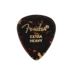 Fender Classic Celluloid Guitar Picks 451 Shape  Guitar Accessories  Tortoise Shell  Extra Heavy  12-Pack