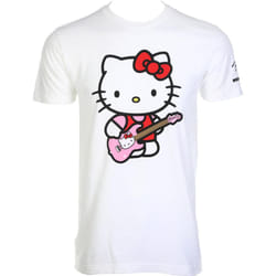 Fender Hello Kitty Sleeve Hit Logo T-Shirt  White  XL