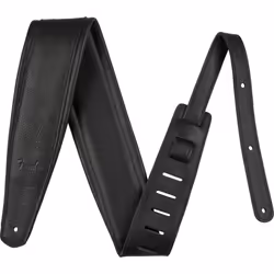 Fender Premium Leather Guitar Strap Premium Leather Strap with Thick Padding Adjustable sizing from 36""""-50.5"""" Black