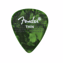 Fender Celluloid Guitar Picks  351 Dotted Shape  Medium  12-Pack