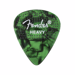 Fender Celluloid Guitar Picks  351 Dotted Shape  Heavy  12-Pack