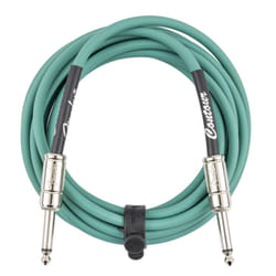 Fender Contour Instrument Cable  Guitar Cable  Guitar Accessories  Straight/Straight  Sherwood Green  10 ft
