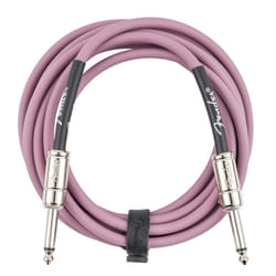 Fender Contour Instrument Cable  Guitar Cable  Guitar Accessories  Straight/Straight  Burgundy Mist  10 ft