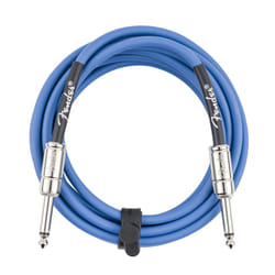 Fender Contour Instrument Cable  Guitar Cable  Guitar Accessories  Straight/Straight  Lake Placid Blue  10 ft
