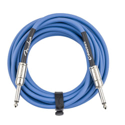 Fender Contour Instrument Cable  Guitar Cable  Guitar Accessories  Straight/Straight  Lake Placid Blue  18.6 ft
