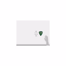 Fender Premium Celluloid Guitar Picks 351 Shape  Green Moto  Medium  144-Pack