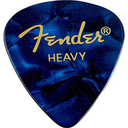 Fender Premium Celluloid Guitar Picks 351 Shape  Blue Moto  Heavy  144-Pack