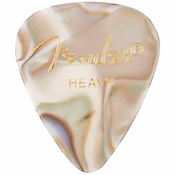Fender Premium Celluloid Guitar Picks 351 Shape Guitar Accessories Abalone Heavy 144-Pack