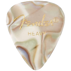 Fender Premium Celluloid Guitar Picks 351 Shape  Guitar Accessories  Abalone  Heavy  144-Pack