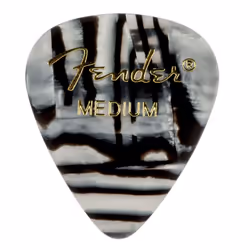 Fender Graphic Guitar Picks 351 Shape Zebra Medium 12-Pack