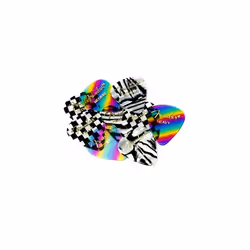 Fender Graphic Guitar Picks 351 Shape  Checker  Medium  12-Pack
