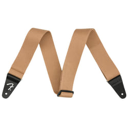 Fender SuperSoft Series Guitar Strap  Adjustable from 34"""" to 58""""  Leather Ends  Toffee