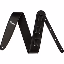 Fender Vegan Leather Guitar Strap Guitar Accessories 2.5in Black