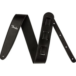 Fender Vegan Leather Guitar Strap  Guitar Accessories  2.5in  Black