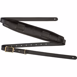 Fender Mustang Saddle Guitar Strap 2.25in Black Standard