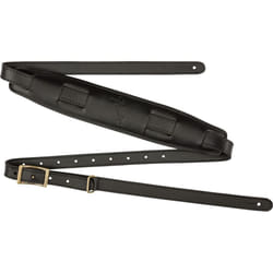 Fender Mustang Saddle Guitar Strap  2.25in  Black  Standard