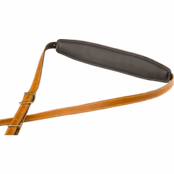 Fender Mustang Saddle Guitar Strap  Guitar Accessories  2.25in  Butterscotch  Standard
