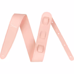 Fender Vegan Leather Guitar Strap  Guitar Accessories  2.5in  Shell Pink