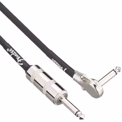 Fender Hendrix Voodoo Child Coiled Instrument Cable  Straight/Angle  Black  30ft