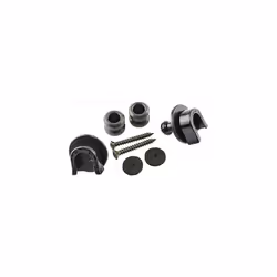 SECURITY STRAP LOCKS Guitar Strap Holding System Set Black
