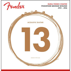 Fender Dura-Tone Coated Phosphor Bronze Acoustic Guitar Strings  860M .013-.056