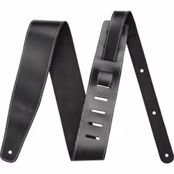 Fender Broken-In Leather Guitar Strap Guitar Accessories 2.5in Black