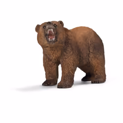 Schleich Wild Life Realistic Grizzly Bear Figurine - Hand-Painted and Detailed Animal Figure for Kids Perfect Toy for Fun an ...