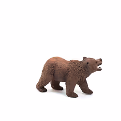 Schleich Wild Life Realistic Grizzly Bear Figurine - Hand-Painted and Detailed Animal Figure for Kids  Perfect Toy for Fun and Imaginative Adventures