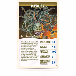 Greek Mythology Top Trumps Card Game