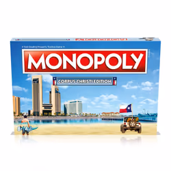 Monopoly Board Game - Corpus Christi Edition: 2-6 Players Family Board Games for Kids and Adults  Board Games for Kids 8 and  ...