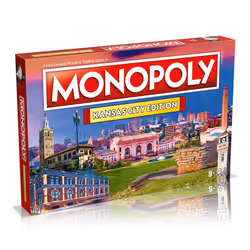 Monopoly Board Game - Kansas City Edition: 2-6 Players Family Board Games for Kids and Adults  Board Games for Kids 8 and up  ...