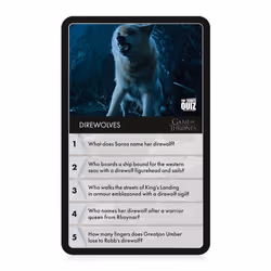 Game of Thrones Quiz Game; Entertaining Trivia Exploring Your Favorite Westeros Characters Like The Starks, Lannisters, Baratheons, and More|Fun