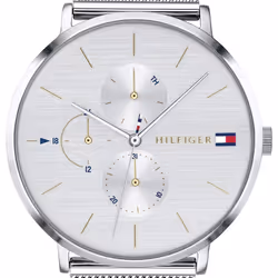 Tommy Hilfiger Women's Quartz Stainless Steel and Bracelet Casual Watch Color: Silver (Model: 1781942)