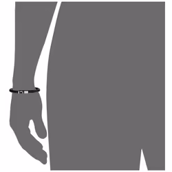Tommy Hilfiger Men's Jewelry Braided Leather Bracelet  Color: Black (Model: 2790293)