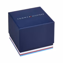 Tommy Hilfiger Women's Stainless Steel Quartz Watch with Leather Strap  Color: Black (Model: 1782379)