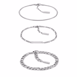 Calvin Klein Jewelry Women's Linked Chain Bracelets Color: Silver (Model: 35700003)