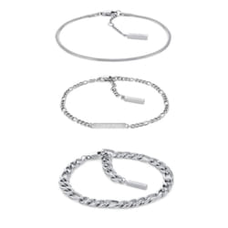 Calvin Klein Jewelry Women's Linked Chain Bracelets  Color: Silver (Model: 35700003)