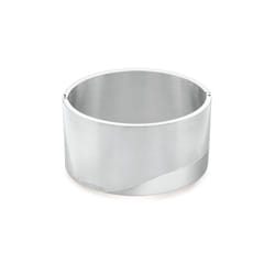 Calvin Klein Jewelry Women's Bangle Bracelet  Color: Silver (Model: 35000146)