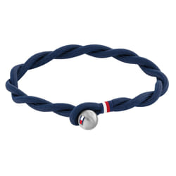 Tommy Hilfiger 2790447 Men's Jewelry Stainless Steel & Blue Cord Rope bracelet Color: Blue