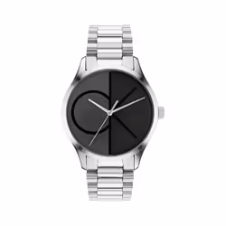 Calvin Klein Iconic Stainless Steel 40 MM Case Watch with SS Bracelet (Model: 25200163)