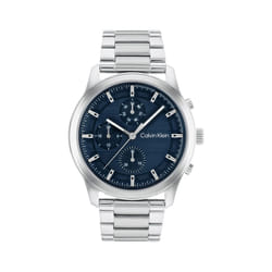 Calvin Klein Men'sQuartz Stainless Steel Case and Link Bracelet Watch  Color: Silver (Model: 25200208)