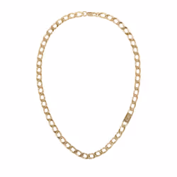 Calvin Klein Jewelry Men's Chain Link Necklace Color: Yellow Gold (Model: 35000252)