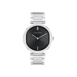 Calvin Klein Women's Quartz Stainless Steel Case and Link Bracelet Watch  Color: Silver (Model: 25200249)