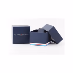 Tommy Hilfiger Men's Quartz 1710539 Stainless Steel Case and Silicone Strap Watch  Color: Black