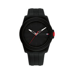 Tommy Hilfiger Casual 3H Quartz Watch - Sporty Silicone Wristwatch for Men - Water-Resistant up to 5 ATM/50 Meters - Premium Fashion for Everyday Wear