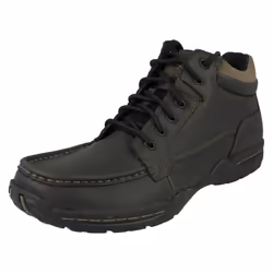Mens Skechers Casual Lace Up Ankle Boots Deside - UK 6.5, Black