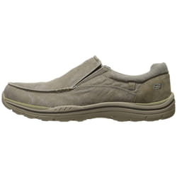 Skechers Men's Expected Avillo Moccasin  Khaki  10 2W US