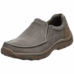 Skechers Men's Expected - Avillo Slip On Loafer  Khaki Canvas/Suede  13 X-Wide US