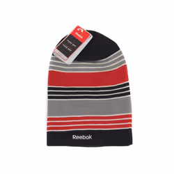 Reebok NHLDetroit Red Wings Long Striped Knit Hat - OSFA - KK28Z