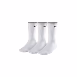 Nike Crew Cut Socks 3 pack (XL (Fits mens shoe size 12-15) White)